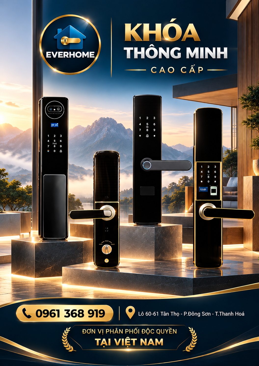 Bộ sưu tập khóa thông minh EVERHOME